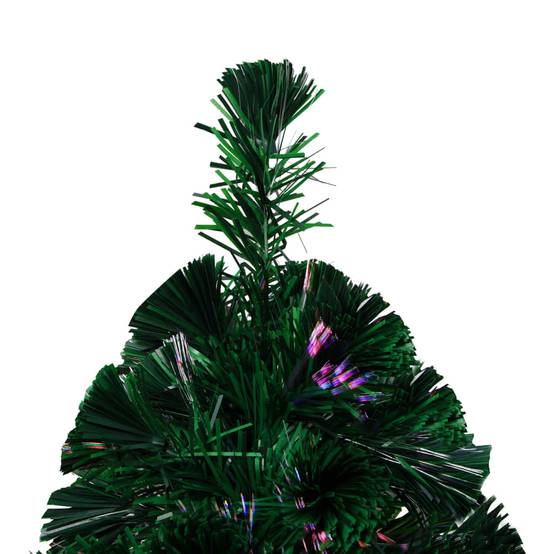 ComfortXL - Sapin de Noël lumineux fibre optique PVC décoration festive Vert 240 cm – ComfortXL Outdoor Living - Image 6