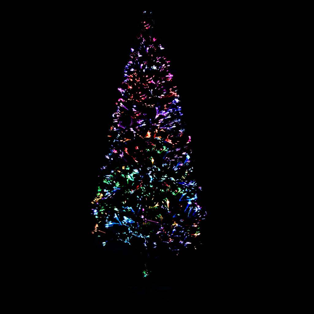 ComfortXL - Sapin de Noël lumineux fibre optique PVC décoration festive Vert 240 cm – ComfortXL Outdoor Living - Image 5