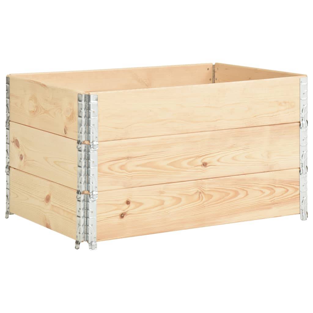 Helloshop26 - Jardinières surélevées 3 pcs 50 x 100 cm bois de pin solide - Image 1