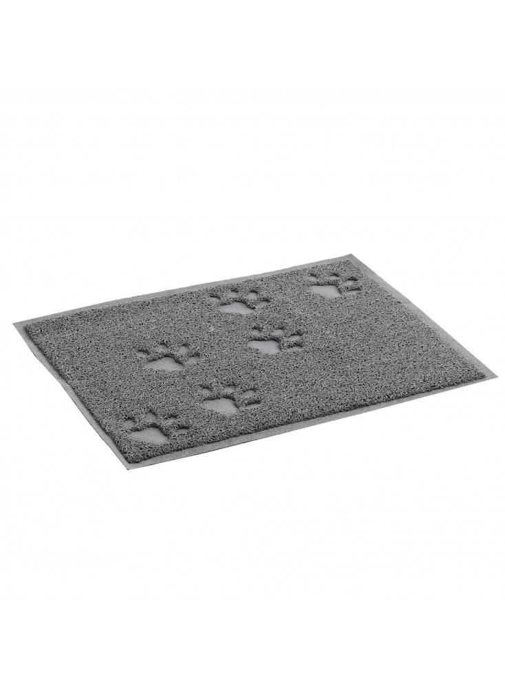 Tapis gamelle/litiere ANTHRACITE taille 40x30CM - Mon Ami Luki