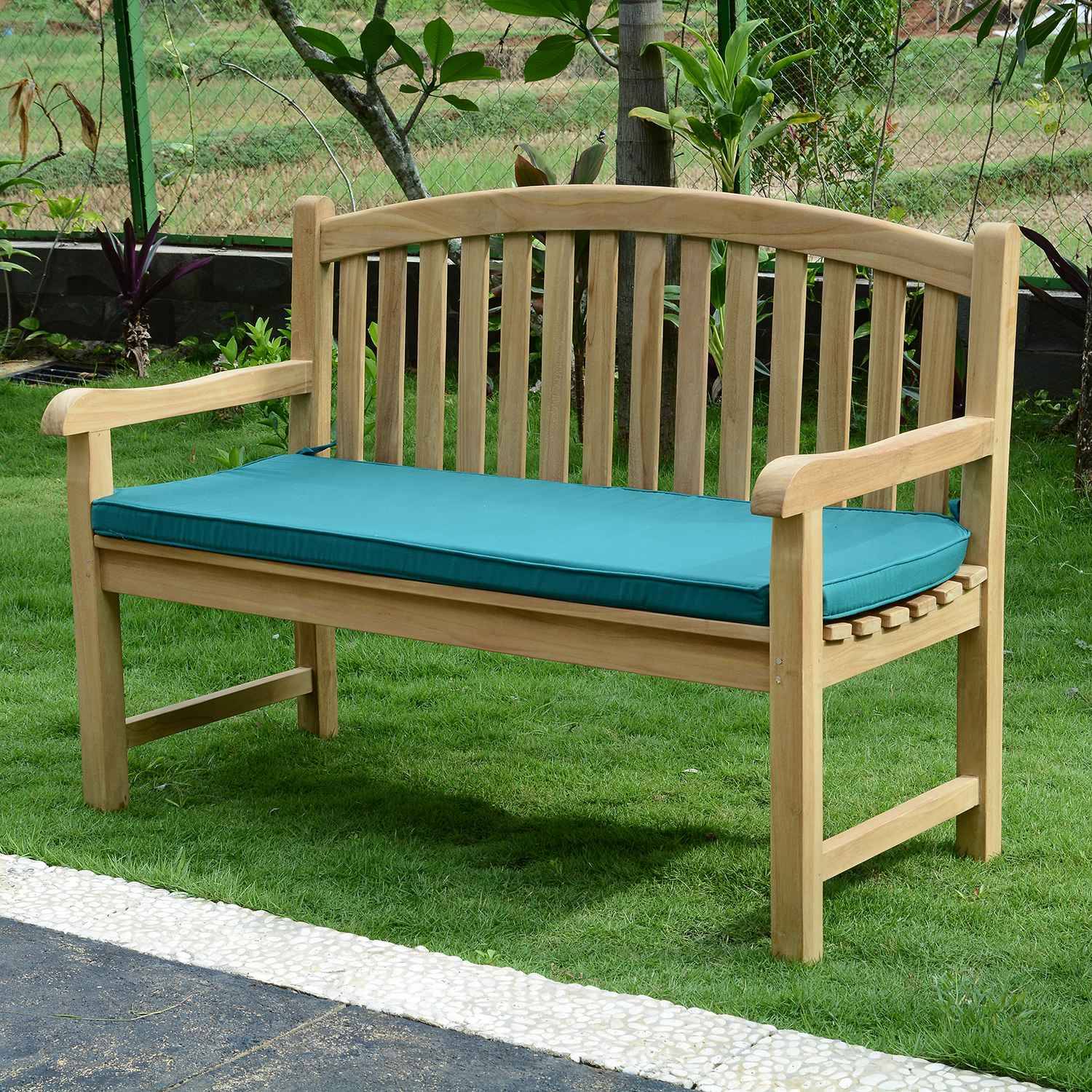 Teck'Attitude - Coussin Vert pour banc 130 cm - TECK'Attitude - Imagen 2