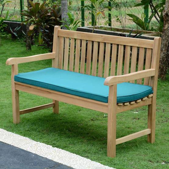 Teck'Attitude - Coussin Vert pour banc 130 cm - TECK'Attitude - Imagen 3