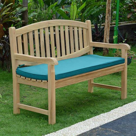 Teck'Attitude - Coussin Vert pour banc 130 cm - TECK'Attitude - Imagen 4