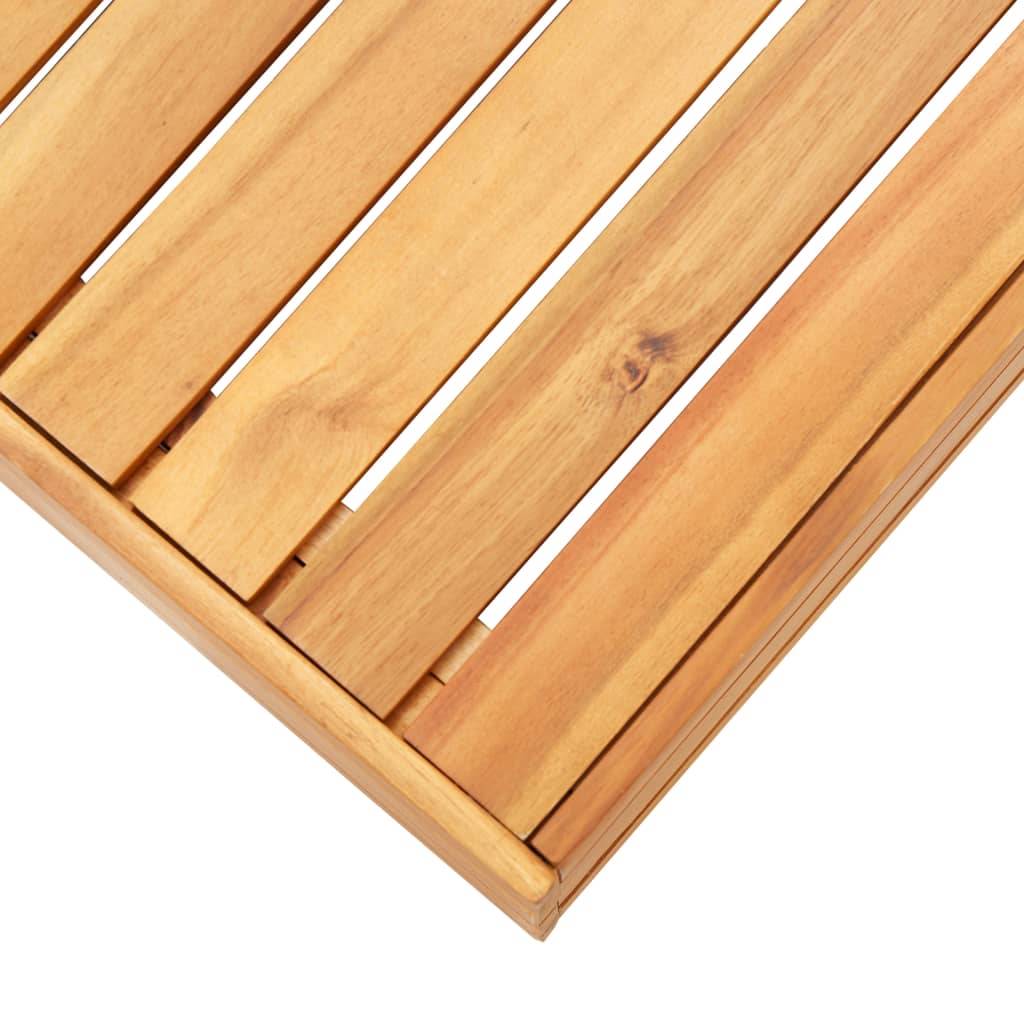 Vidaxl - Salon de jardin 8 pcs avec coussins Bois d'acacia Gris foncé vidaXL 46683 - Imagen 4