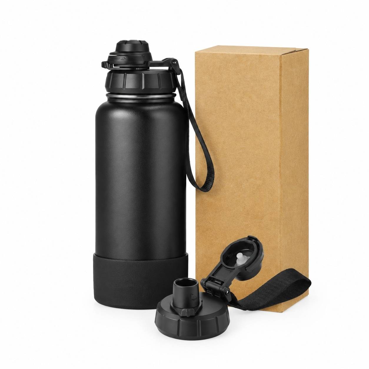 Bouteille Isotherme Acier Inoxydable 950 Ml Étanche Une Main Garder Froid 24h Chaud 12h Sport - Image 1