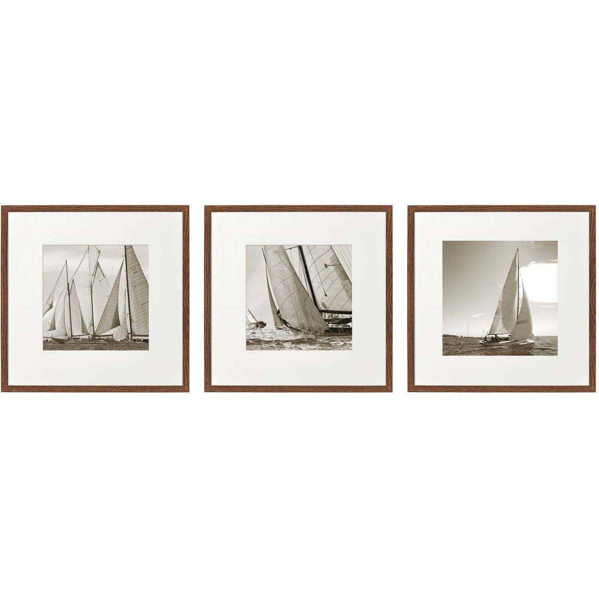 Sil - Ensemble de 3 cadres Bateaux