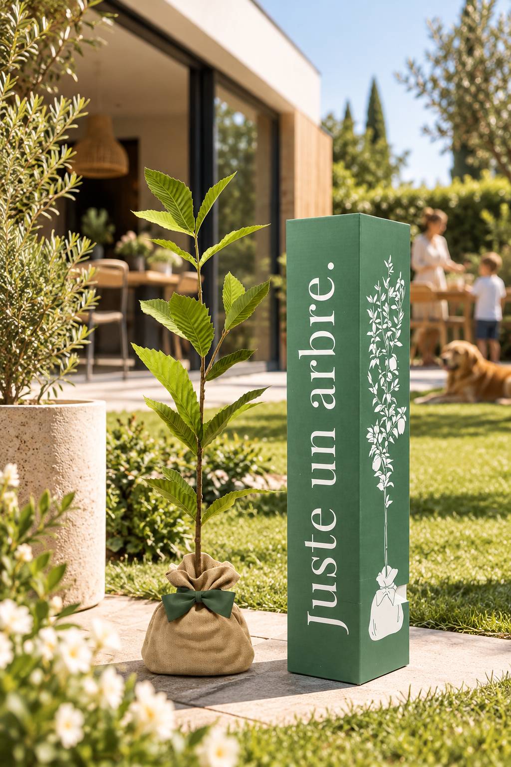 Juste Un Arbre - JUSTE UN ARBRE. – Châtaignier commun | Idée cadeau pour naissance, mariage, anniversaire – Idéal pour grands jardins. - Imagen 2