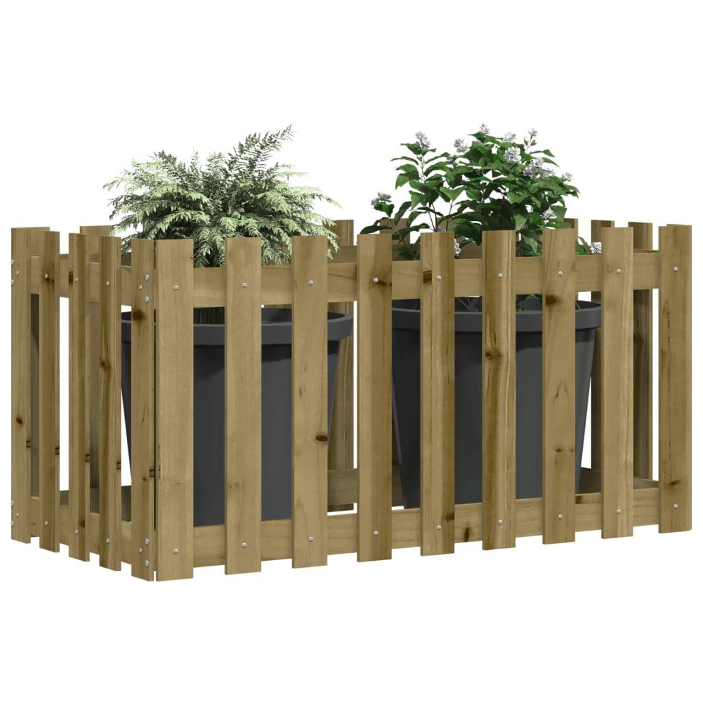 ComfortXL - Potager surélevé très haut pin traité autoclave design clôture 100x50x70cm – ComfortXL Outdoor Living - Image 3