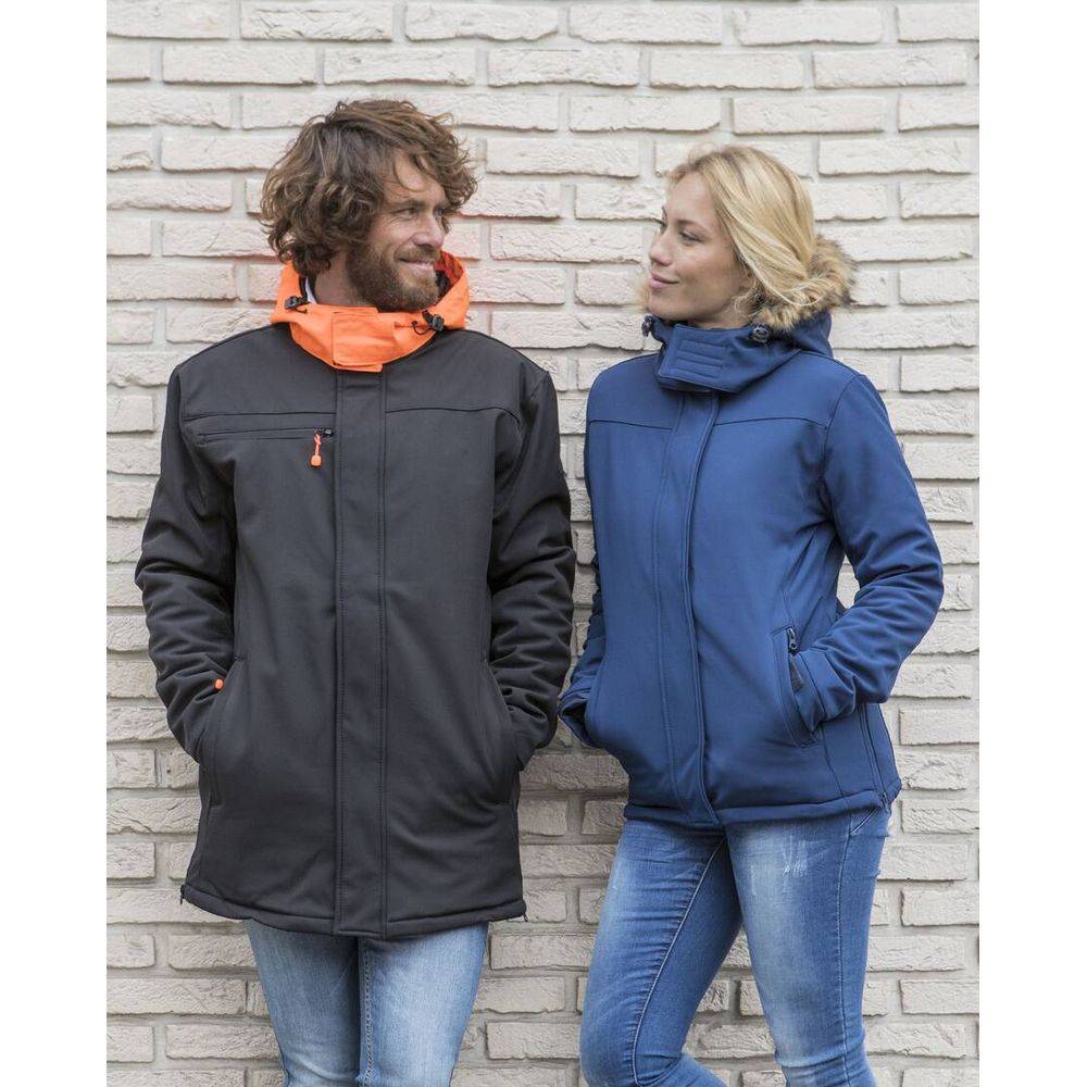 Parka Softshell 3 couches matelassée FEMME Pen Duick Bleu Marine S - Image 3