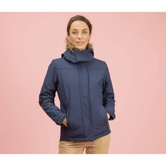 Parka Softshell 3 couches matelassée FEMME Pen Duick Bleu Marine S - Image 4