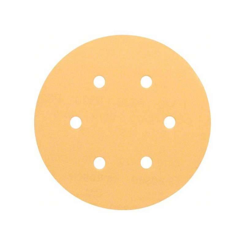 Bosch - 5 feuilles abrasives BOSCH Professional C470 Best for Wood and Paint pour ponceuses excentriques Ø 150mm - 6 trous - taille Grain 320 - BOSCH ACCESSOI - Imagen 1