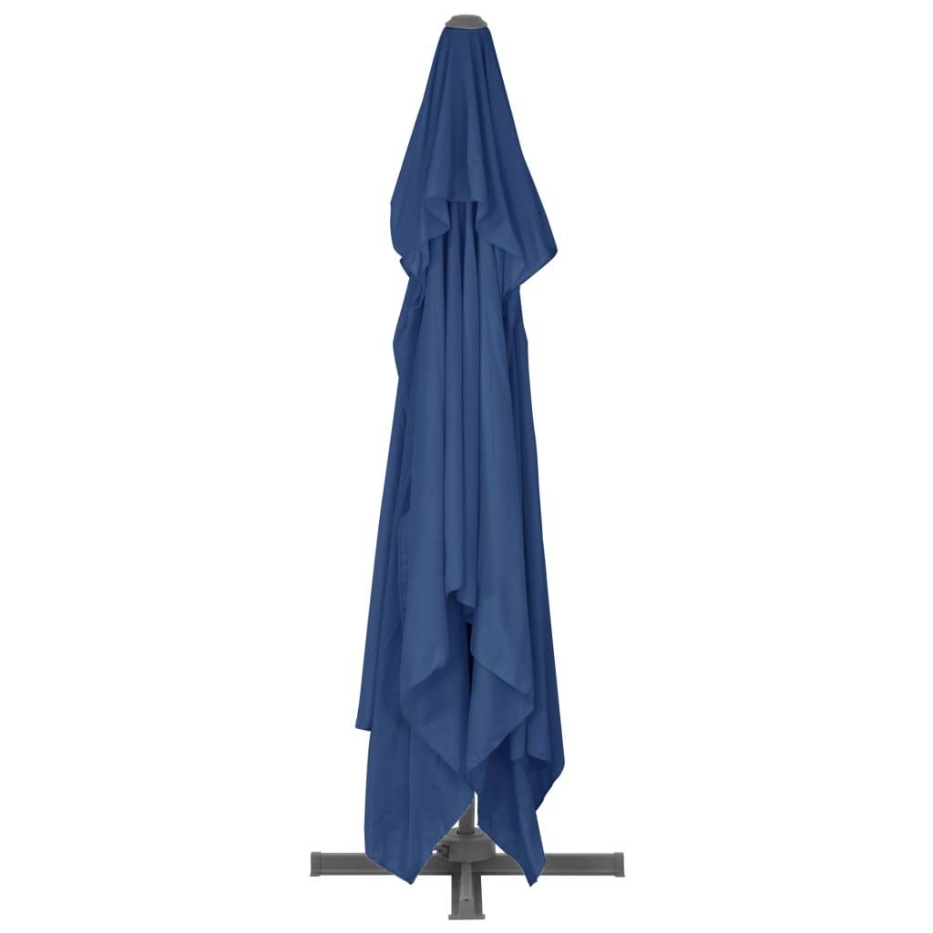 PANGIVO - Parasol déporté aluminium bleu azur 400 x 300 x 268 cm - PANGIVO - Image 5