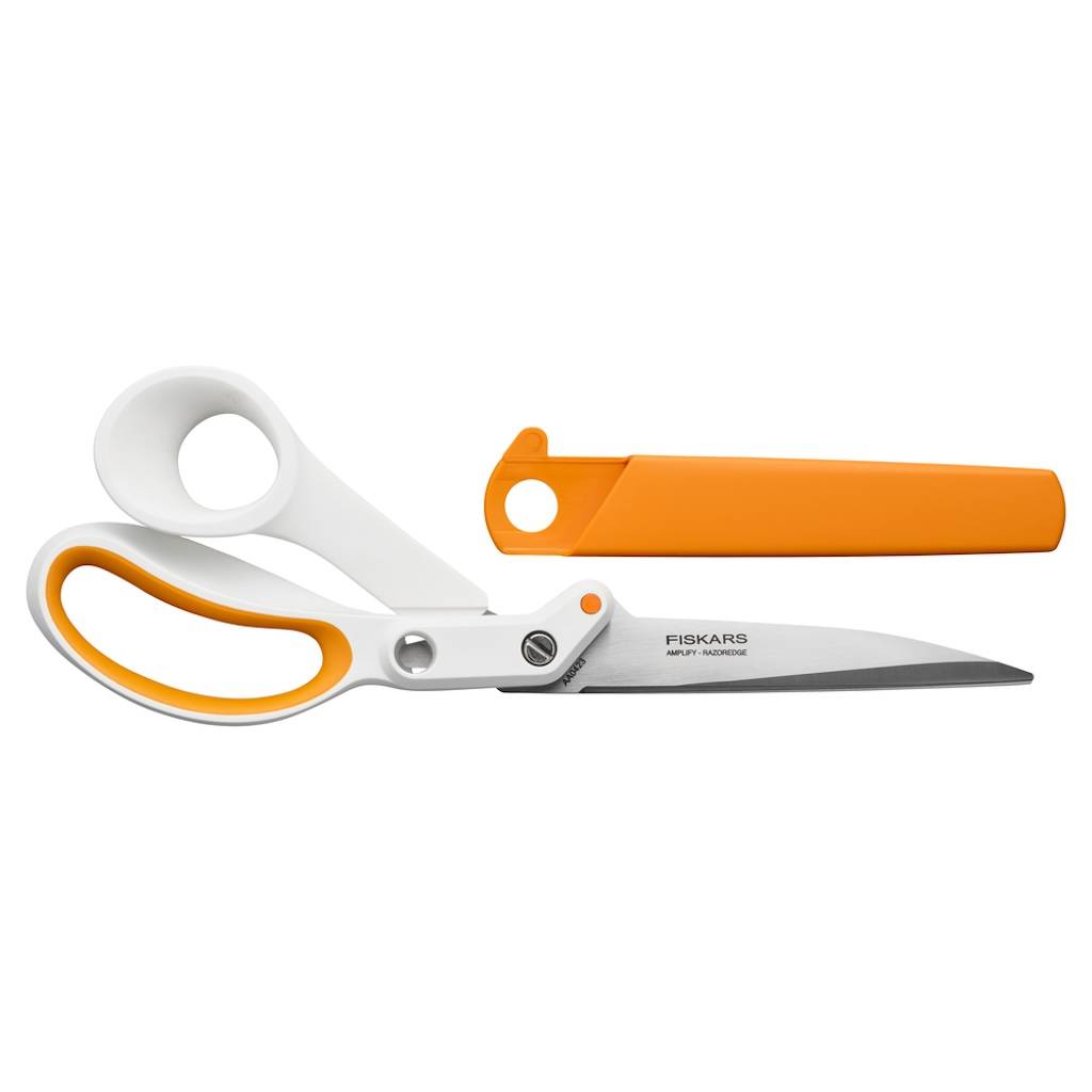 Fiskars - Ciseaux de couture - Amplify RazorEdge 25,4 cm droitier - coupe tissus épais et ameublement - Image 2