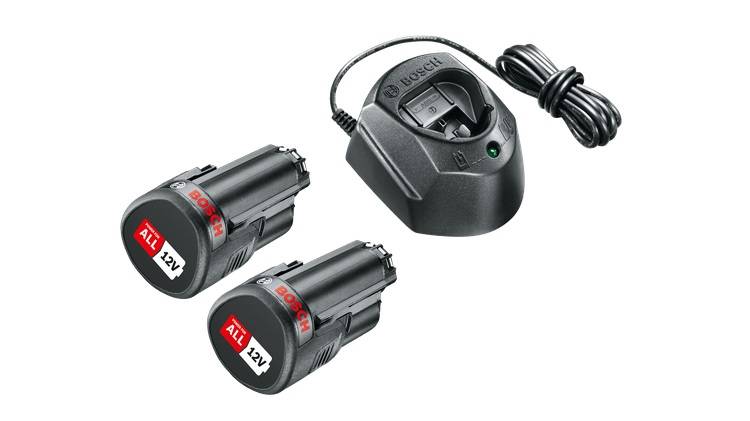 Bosch - Pack Batterie 12V BOSCH 2 batteries 1,5Ah + chargeur GAL 1210 - 1600A01L3E