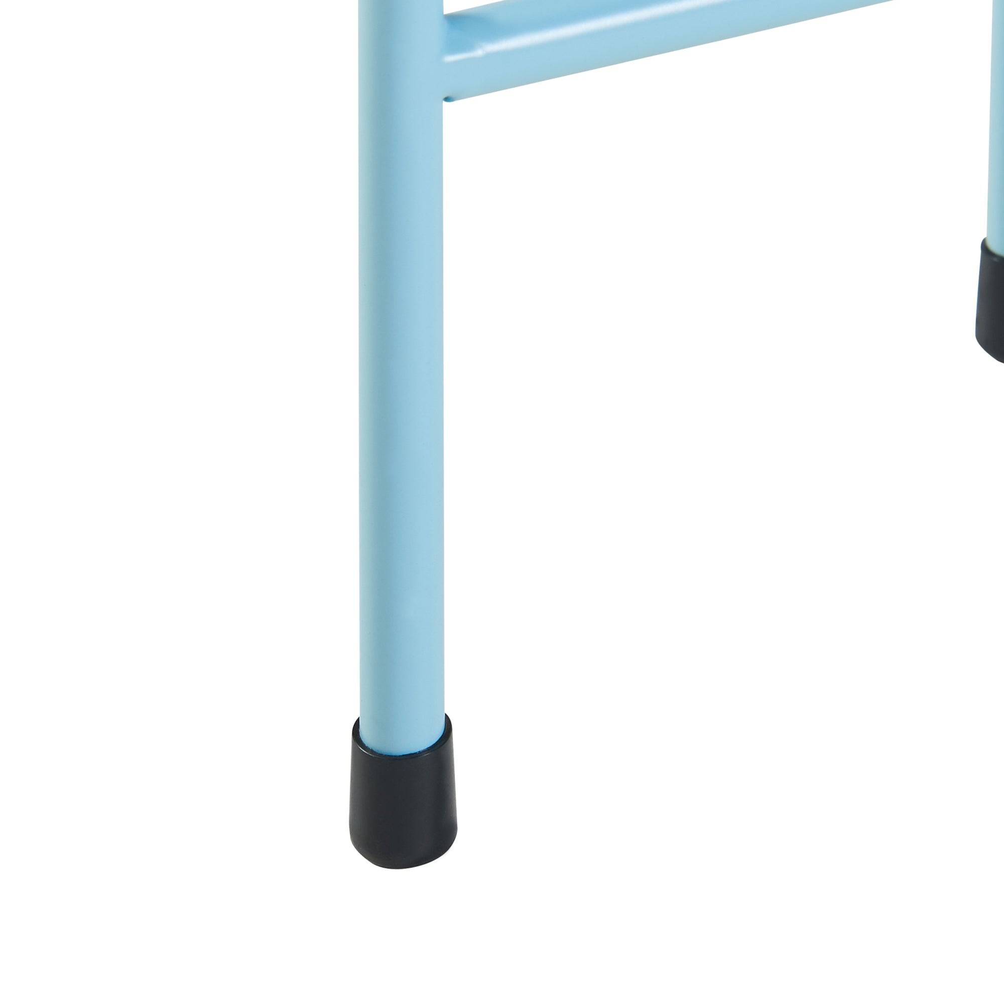 Porte-plantes style intemportel support 41 x 16 cm bleu clair - Image 5