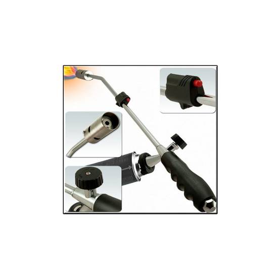 Desherbeur thermique piezo KZ Garden Chalumeau gaz + 8 Recharges Desherbant thermique Brule herbes Torche de jardin - Imagen 4