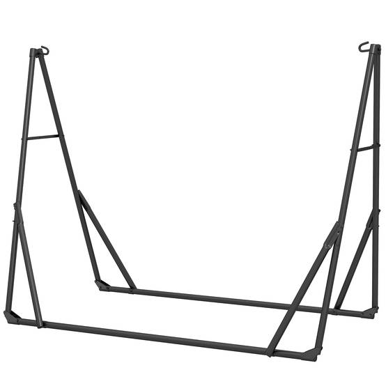 Support de hamac acier noirs 290 x 78 x 100 cm - PANGIVO - Image 2