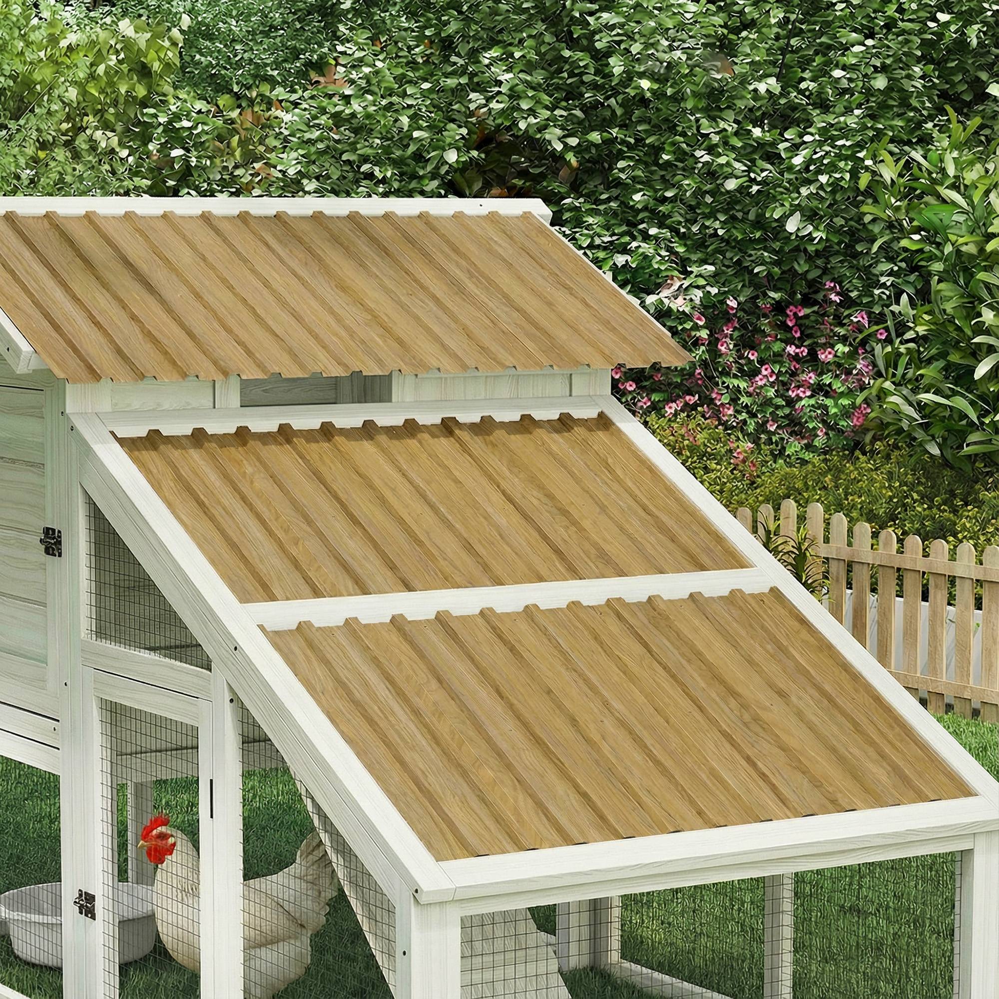 ComfortXL - Lot de 12 tôles de bardage et toiture en acier galvanisé aspect bois naturel 129 x 45 cm pour abri et garage - Image 8