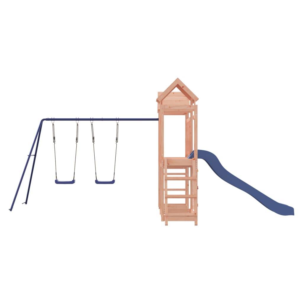 Helloshop26 - Aire de jeux d'extérieur balançoires toboggan portiques robuste jeux jardin 505 x 332 x 214 cm bois massif de douglas - Imagen 5