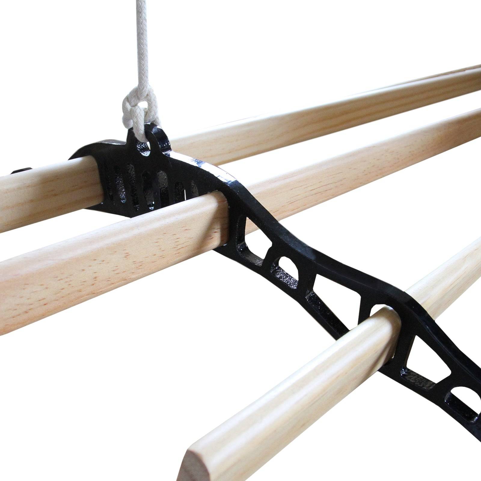 Monstershop - Etendoir à Linge Suspendu  - Noir- 1.8m - Imagen 3