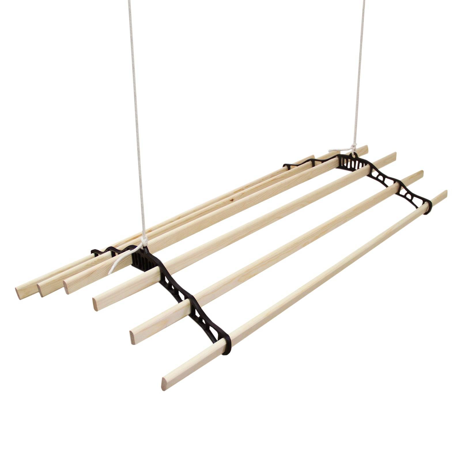 Monstershop - Etendoir à Linge Suspendu - Noir- 1.8m - Imagen 1