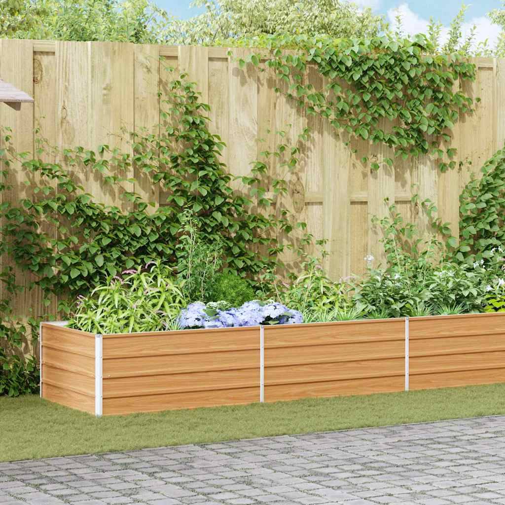 Prolenta Premium - Jardinière acier marron  600 x 80 x 45 cm  - Prolenta premium p374.5 - Image 1