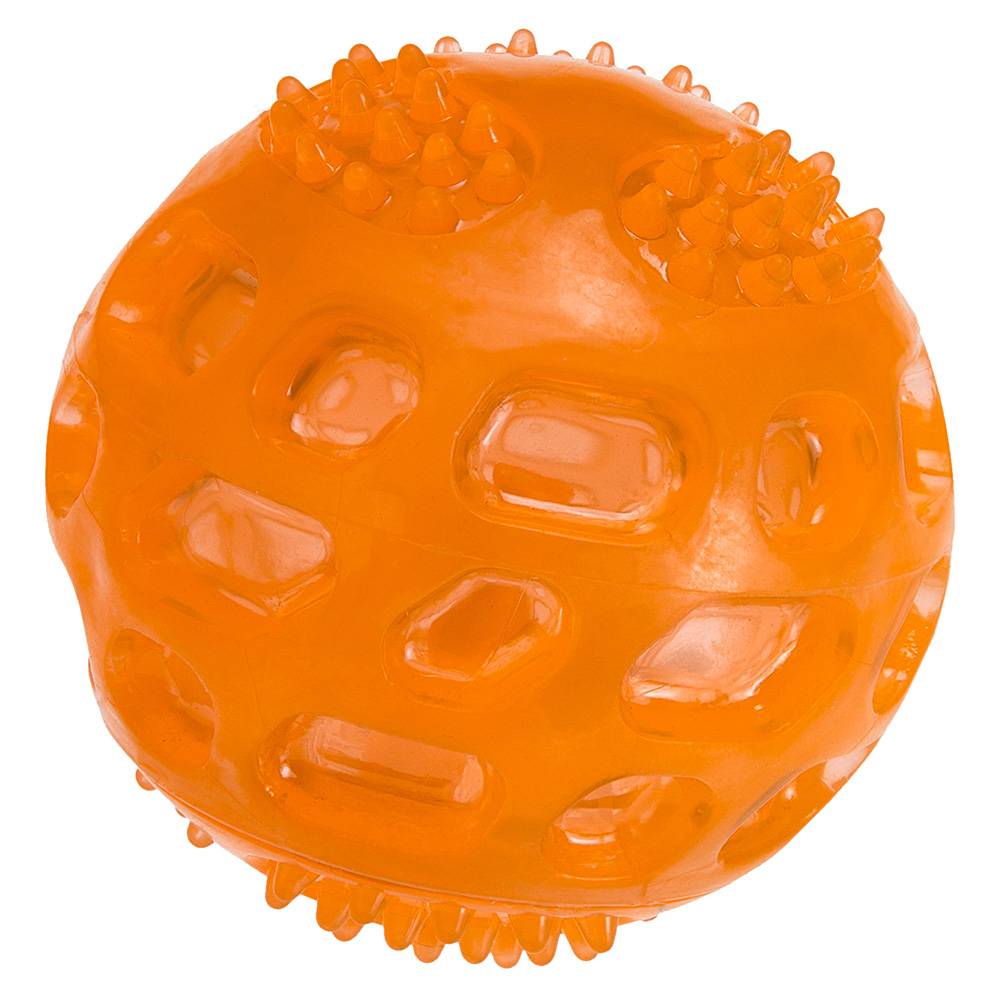 Ferplast - Jeu Sonore Balle en Caoutchouc pour Chiens PA 6411, Robuste, Hygiène Dentaire