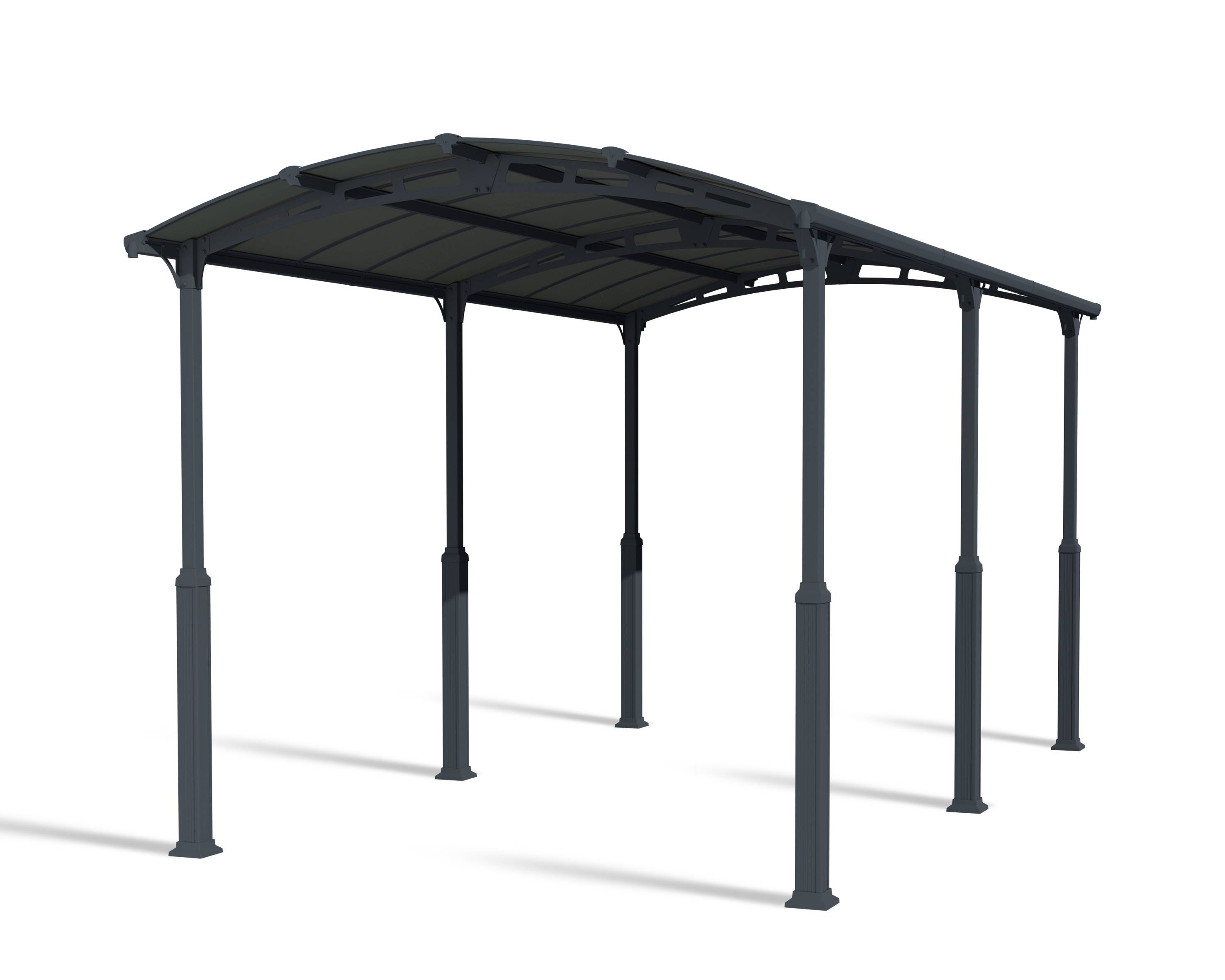 Canopia - Canopia Carport Camping-Car Alpine 6,49 x 3,52 m Gris - Imagen 1