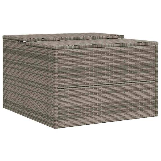 PANGIVO - Garage pour robot tondeuse résine tressée et acier gris 90 x 86 x 57 cm - PANGIVO - Image 8