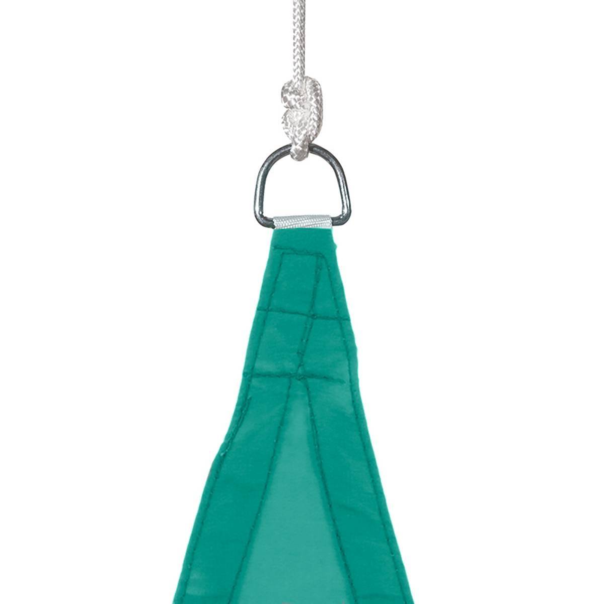 Hesperide - Voile d'ombrage triangulaire "Curacao" émeraude 3x3x3m en polyester Hespéride - Image 3