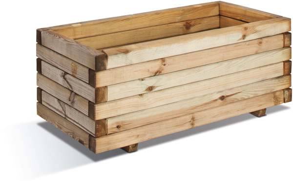 Jardipolys - Bac rectangulaire STOCKHOLM 80 - 62L - 80 x 40 x 33 Jardipolys - Imagen 1