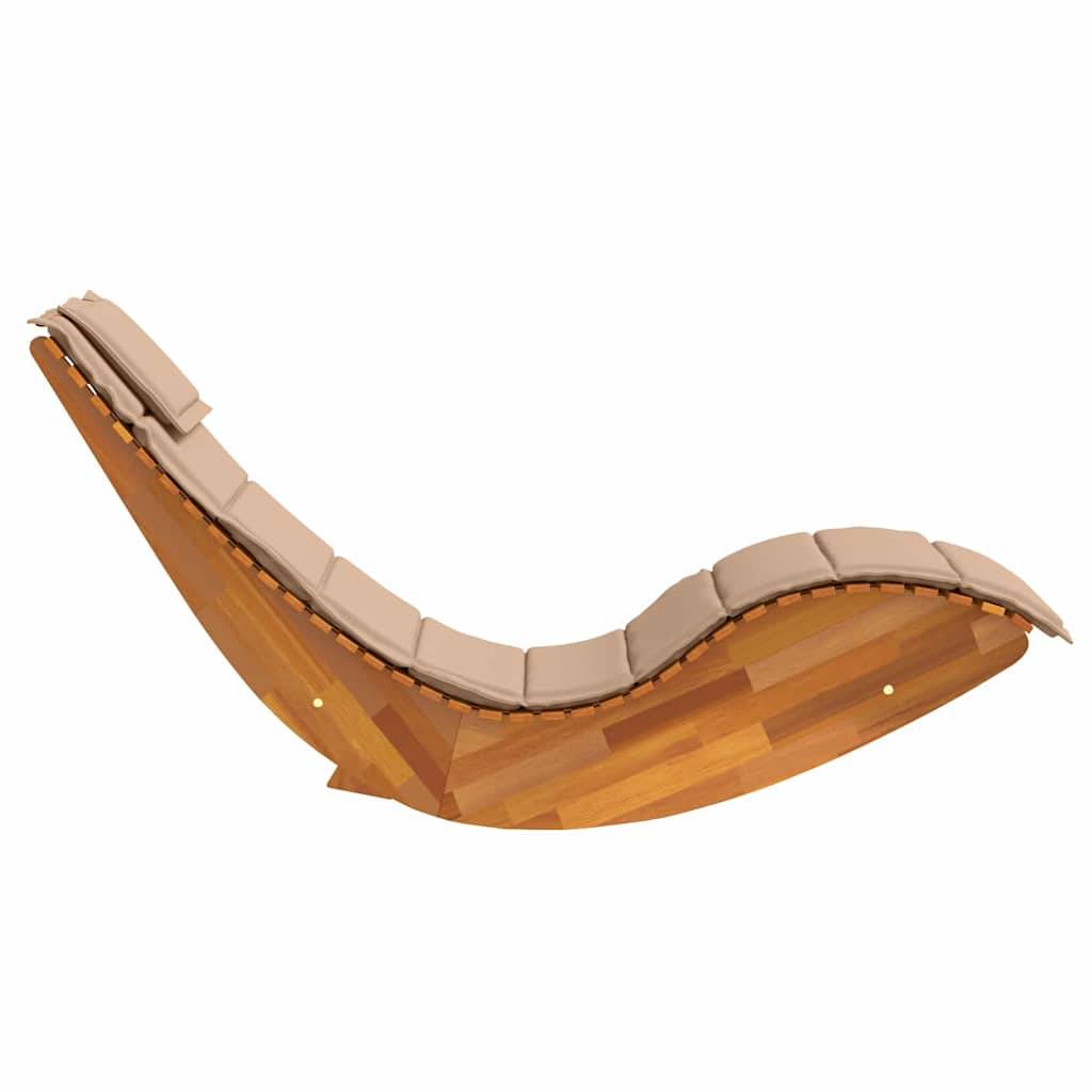 Lot de 2 bains de soleil jardin bois acacia coussins imperméables marron - ComfortXL Outdoor Living - Image 6