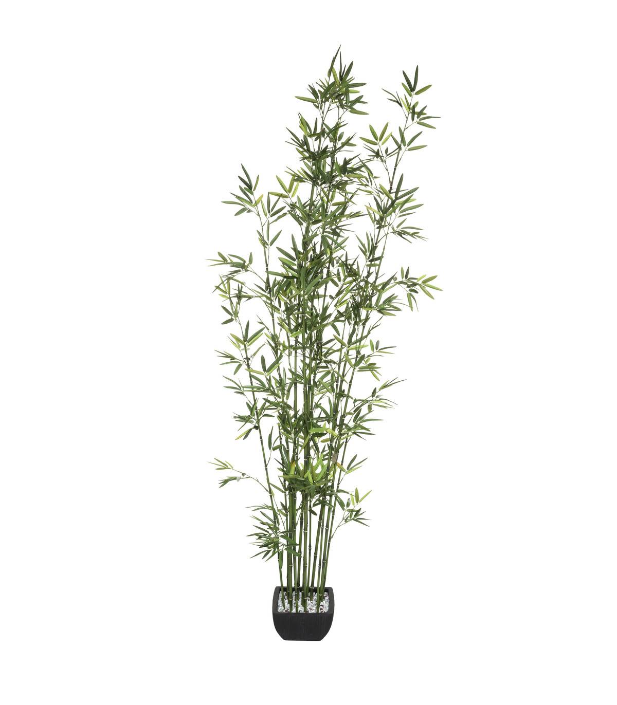 Plante artificielle Bambou Pot en Céramique H 180 cm - Image 1