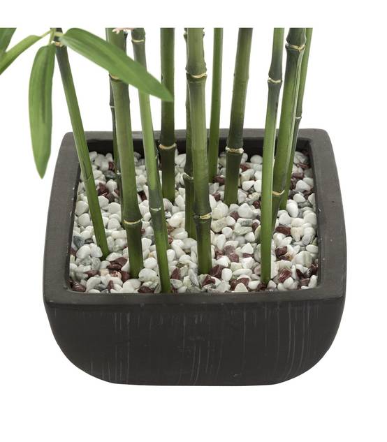 Plante artificielle Bambou Pot en Céramique H 180 cm - Image 3