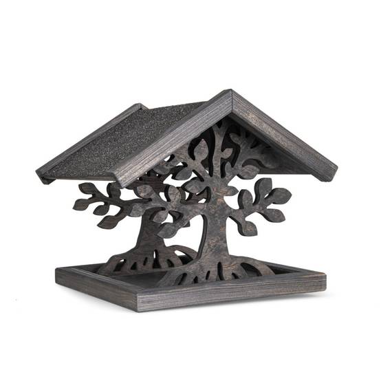 Vadigran - Mangeoire en bois pour oiseaux, MAGIC, Taille: 30 X 30 X 28 cm. - Image 2