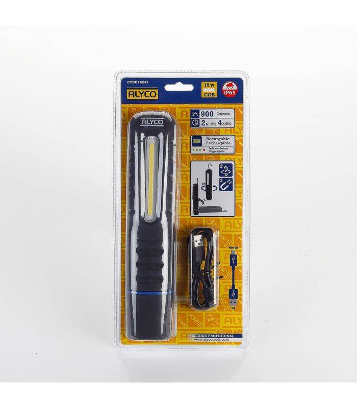 ALYCO - Lampe Bifocale Pliable Renforcée Et Rechargeable 10W Cob Ip65 Alyco Alyco 190573 - Image 2