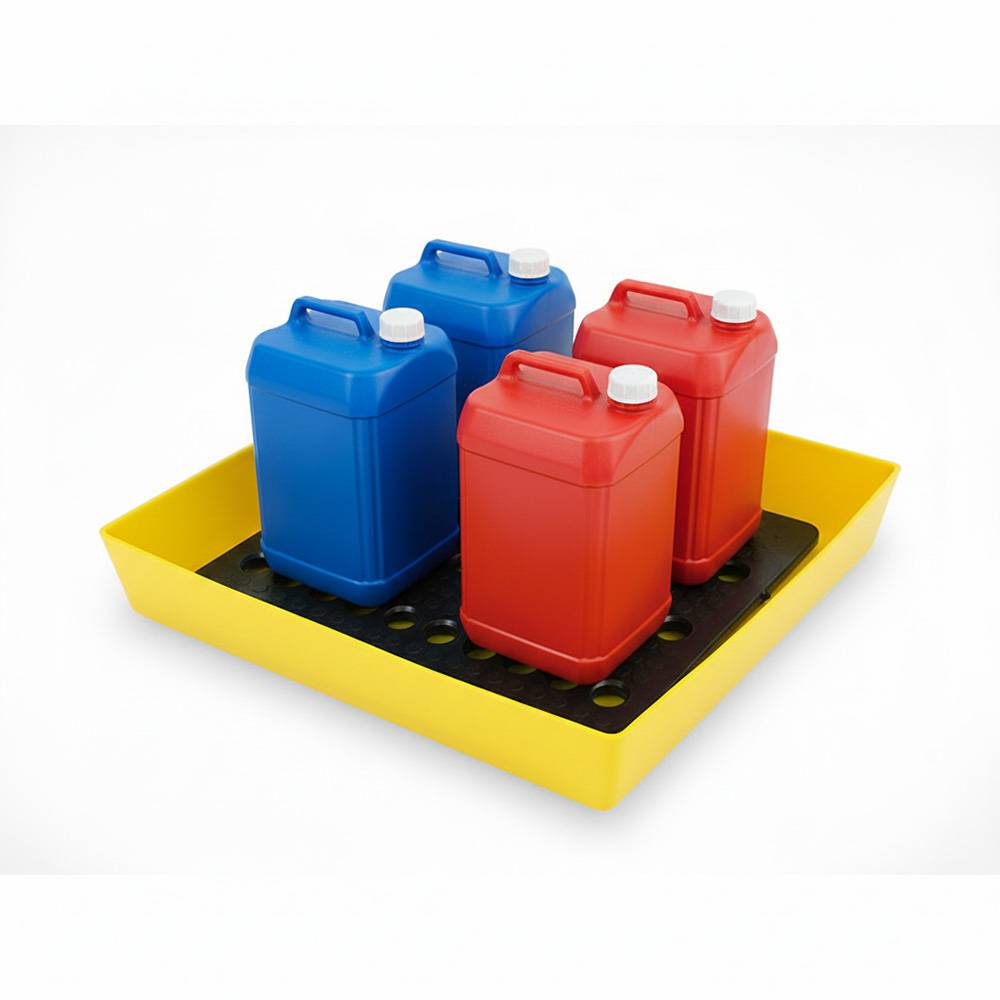 Bac de rétention 25l avec caillebotis-plast'up rotomoulage - Image 1