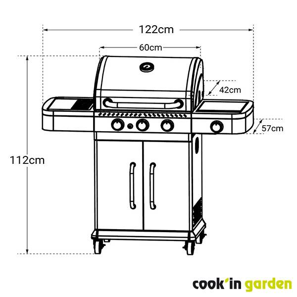 Barbecue Gaz FIDGI 3 - Imagen 10