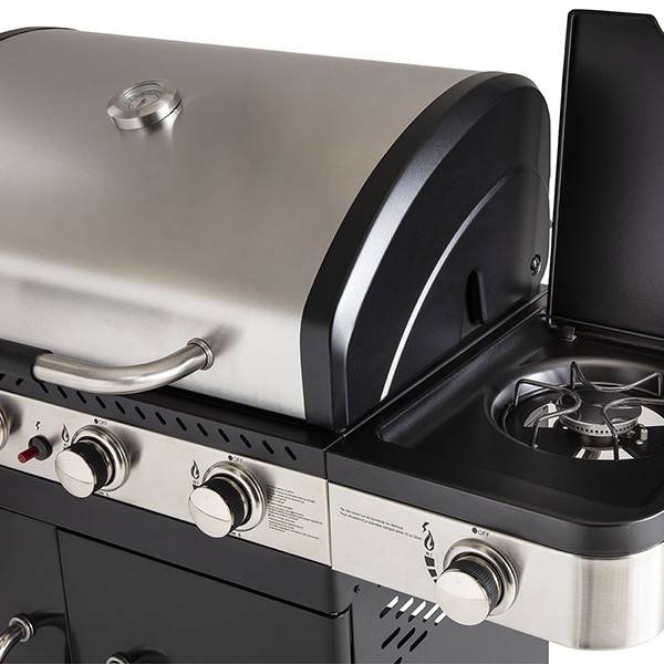 Cook in Garden - Barbecue à gaz 3 brûleurs 11,5 kW avec réchaud pour 10 personnes FIDGI 3 Cook’in Garden - Image 5