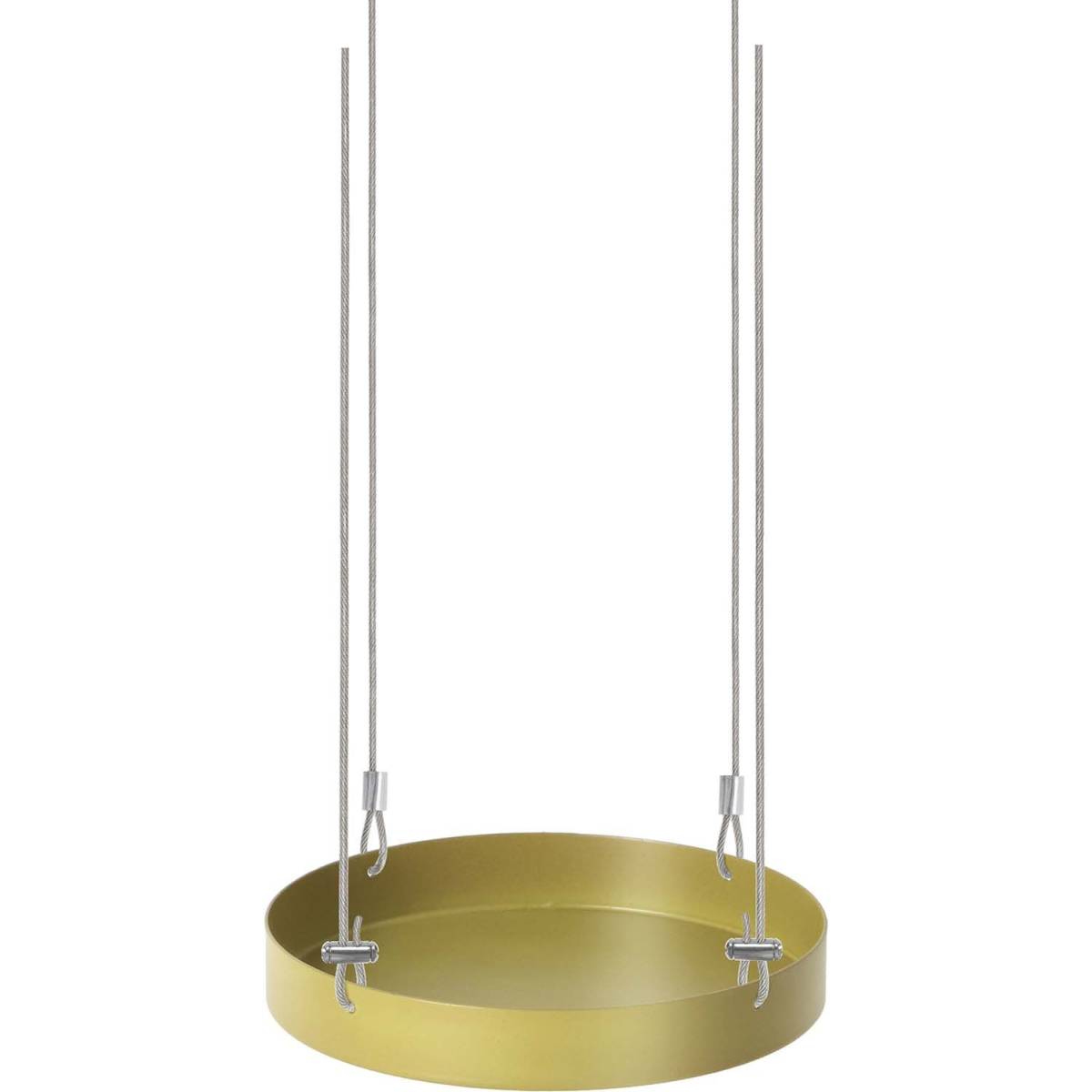 Esschert Design - Support à plantes rond à suspendre doré Diamètre de 14 cm Esschert's Garden - Imagen 1