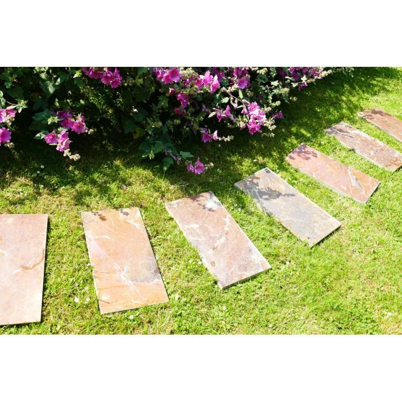 Pas Japonais Ardoise CORTEN 60x30 - Pack de 16 pièces - Image 7