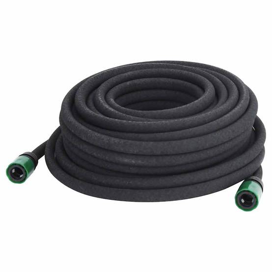 Vidaxl - Tuyau d'arrosage de jardin noir 0,6" 25 m caoutchouc vidaXL 155870 - Image 9