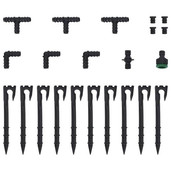 Vidaxl - Tuyau d'arrosage de jardin noir 0,6" 25 m caoutchouc vidaXL 155870 - Image 8