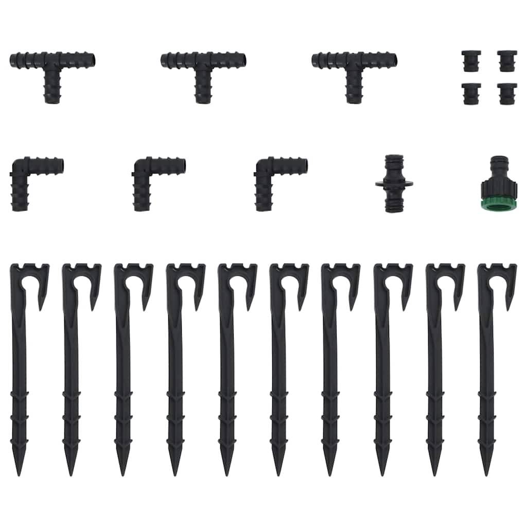 Vidaxl - Tuyau d'arrosage de jardin noir 0,6" 25 m caoutchouc vidaXL 155870 - Image 8