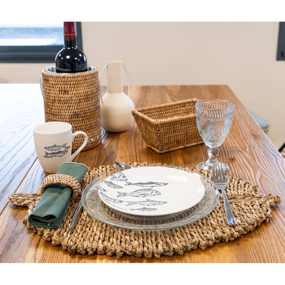 Aubry Gaspard - Sets de table en jonc de mer- Feuilles (Lot de4) - Imagen 2