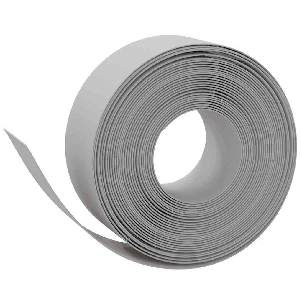 Bordure pelouse polyéthylène aménagement extérieur délimitation 10mx20cm gris - ComfortXL Outdoor Living - Image 3