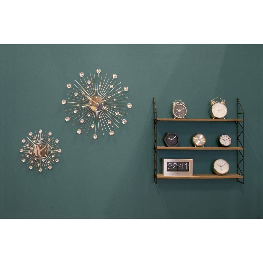 Karlsson - Horloge ronde en métal Sunburst 50 cm - Imagen 2