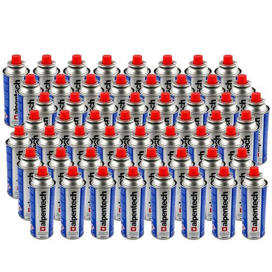 Pack de 56 Cartouches de gaz 250g butane Camping Butane ALPENTECH - Imagen 1