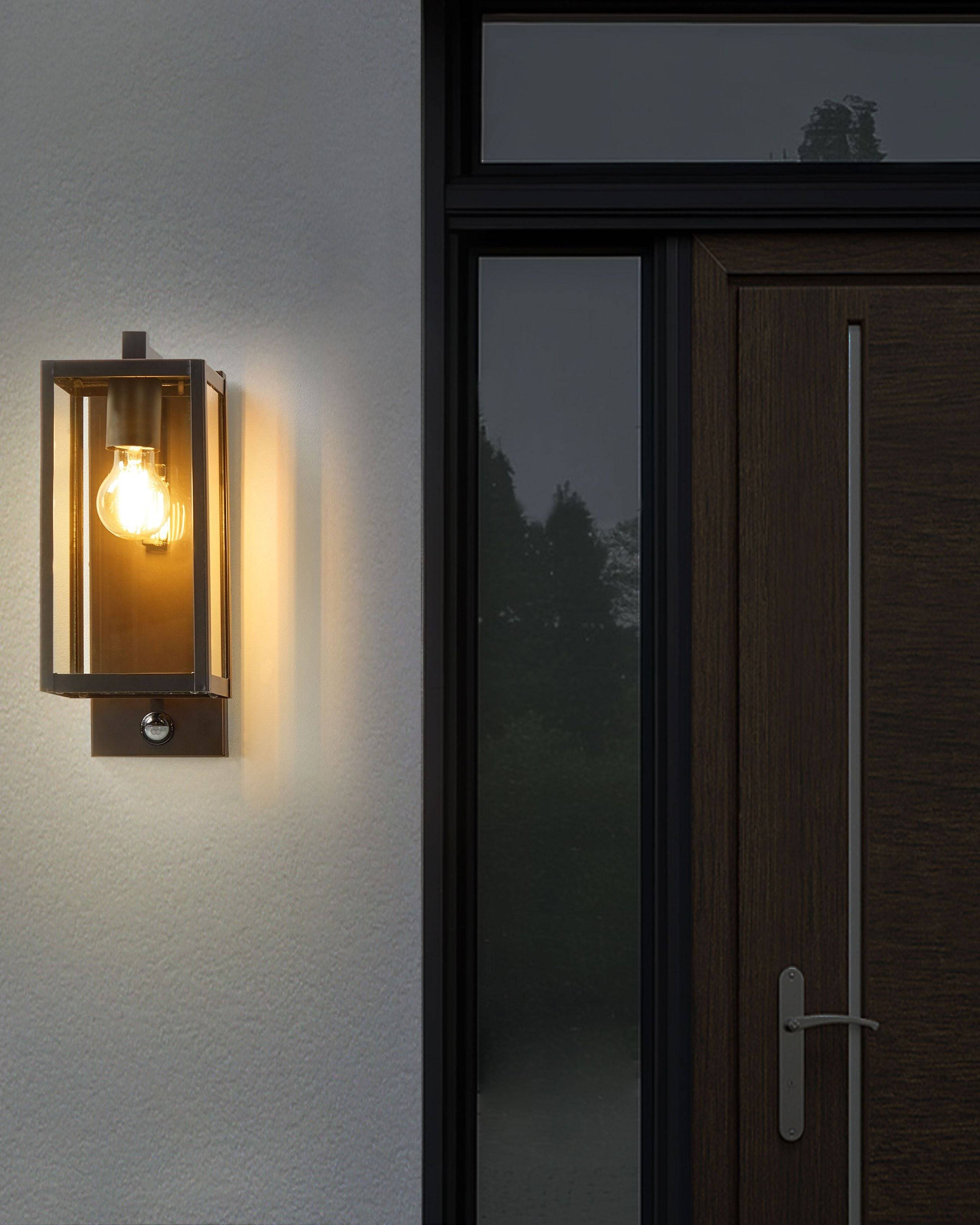 Beliani - Lampe murale pour l'extérieur Métal Noir MEGGET - 20x20x33- Beliani - Imagen 1
