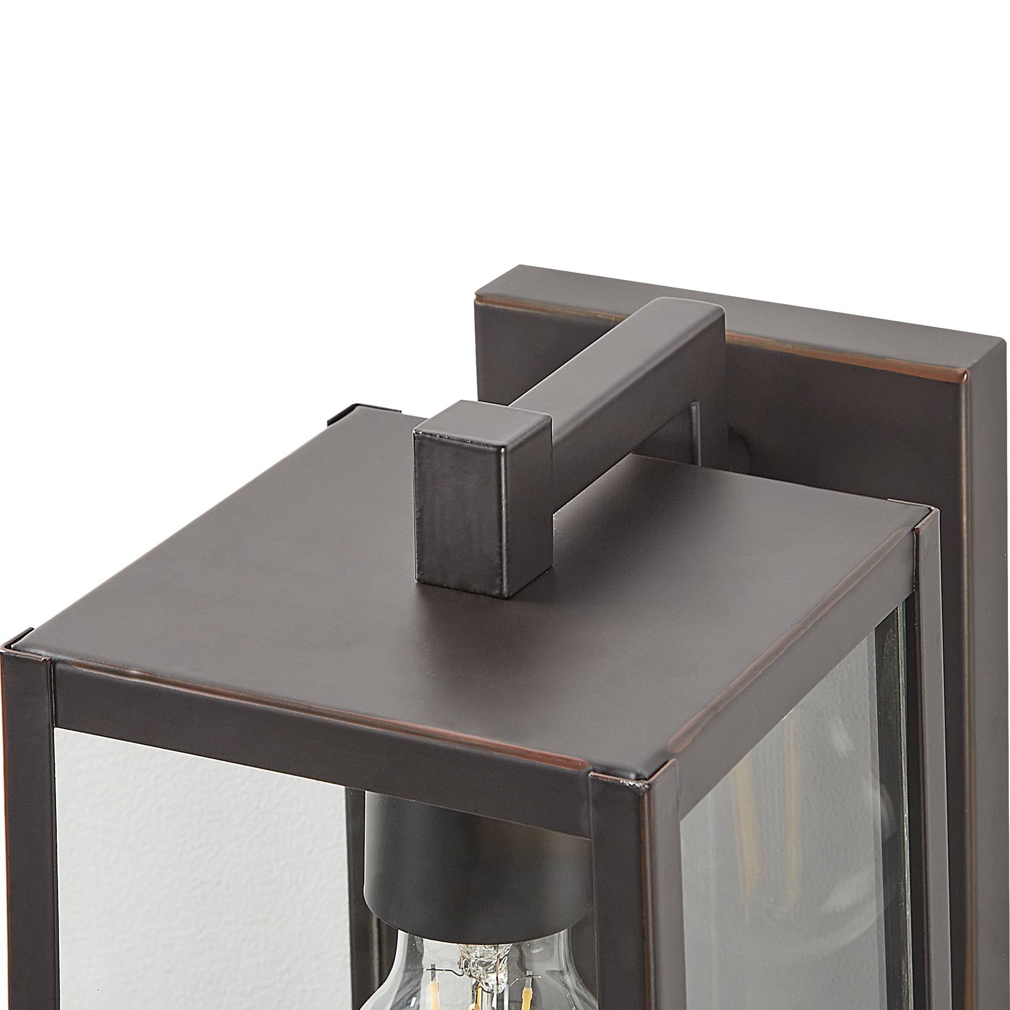 Beliani - Lampe murale pour l'extérieur Métal Noir MEGGET - 20x20x33- Beliani - Imagen 5